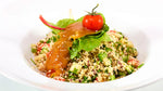 Salada de Couscous com Pasta de Azeitona Negrinha do Douro - Chef Álvaro Costa