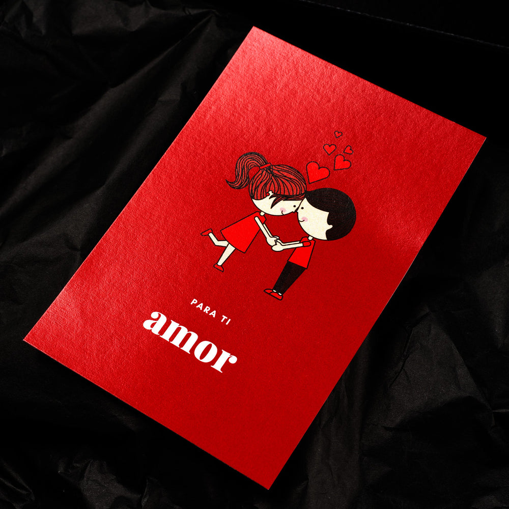 Cabaz Hot Spice | Presente do Dia dos Namorados - cartão personalizável