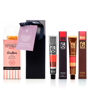 
                  
                    Box Experiência: Doce + Chocolate Negro + Crackers | Edição Páscoa - Madrinha
                  
                