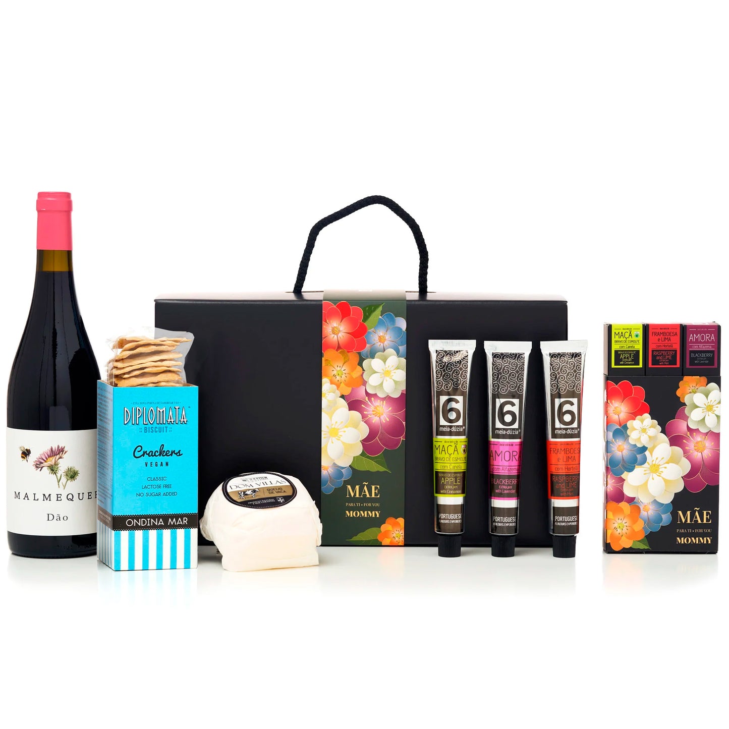 Cabaz Gourmet | Prenda de Aniversário para a Mãe. Sabores de Portugal num presente de aniversário gourmet que todos amam receber. meia.dúzia® Sabores de Portugal, prendas de aniversário gourmet