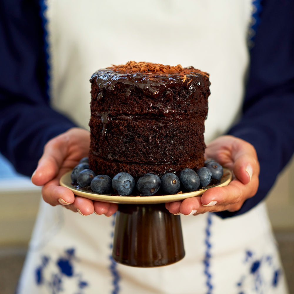 
                  
                    Crema de Chocolate Negro de São Tomé con Arándano y Vino Licoroso
                  
                