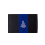Caixa Pack 6 Preta Happy Holidays Azul
