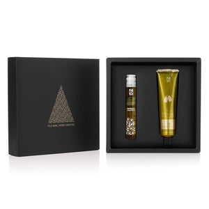 
                  
                    Caja Gastronómica n.12: Pasta de Aceitunas Gallegas + Aceite de Oliva Ecológico Verde Suave - Especial Navidad
                  
                