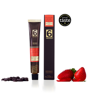 
                  
                    Creme de chocolate negro são tomé com morango e malagueta meia.dúzia - sabores de Portugal.
                  
                